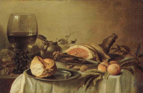 Pieter Claesz Breakfast with Ham china oil painting image